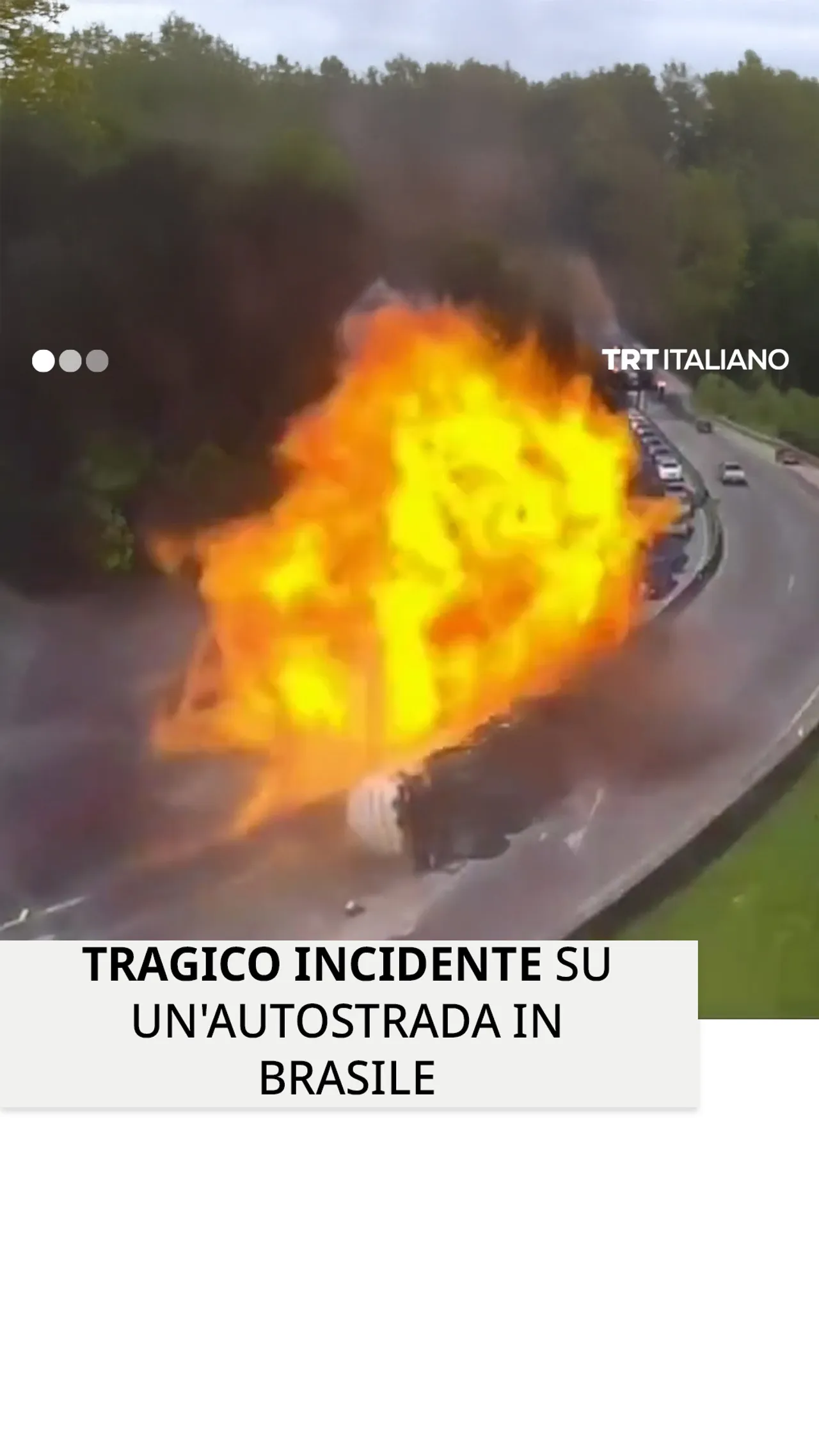 Tragico incidente su un'autostrada in Brasile